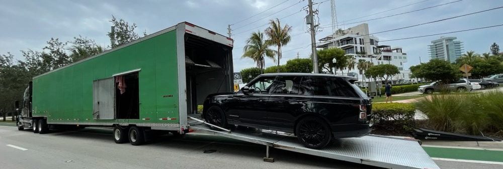 Enclosed car shipping with special instructions